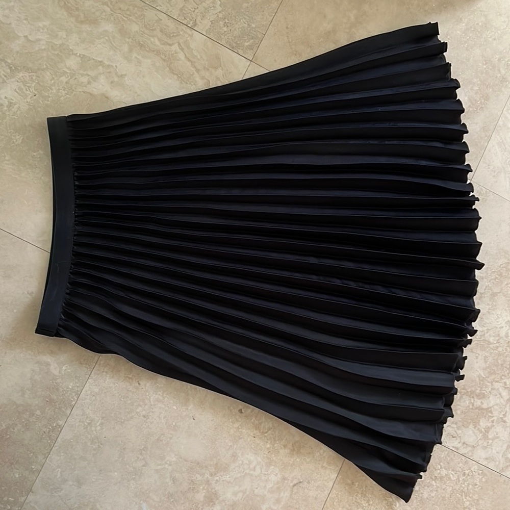 Max Studio pleated skirt with Elastic waist, size L